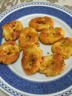 Una foto de "Calamares a la romana" veganos 🦑