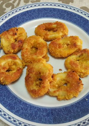 Una foto de "Calamares a la romana" veganos 🦑