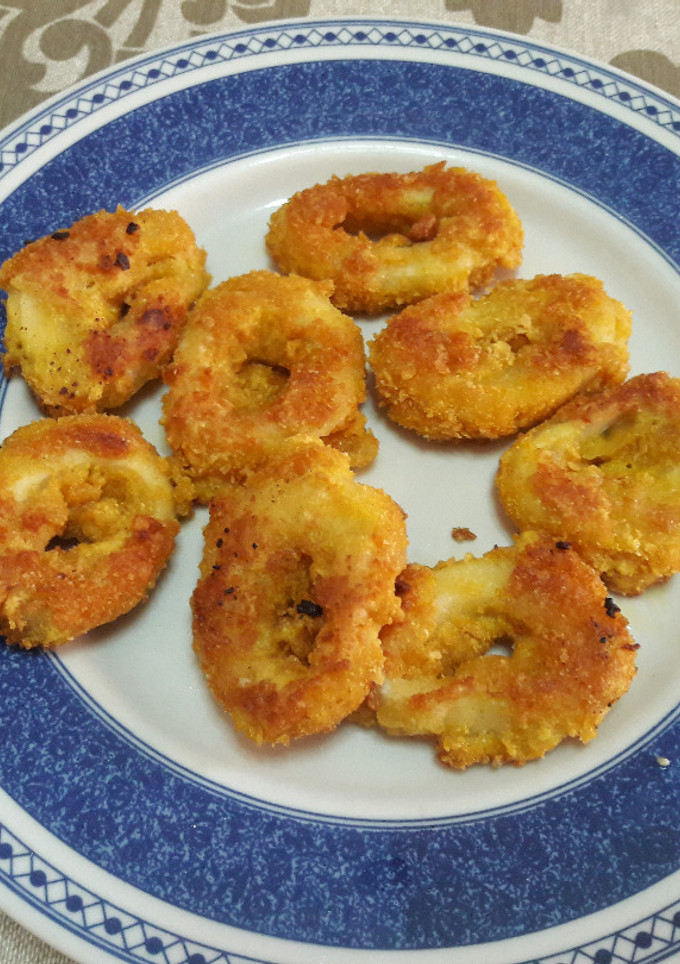 Una foto de "Calamares a la romana" veganos 🦑