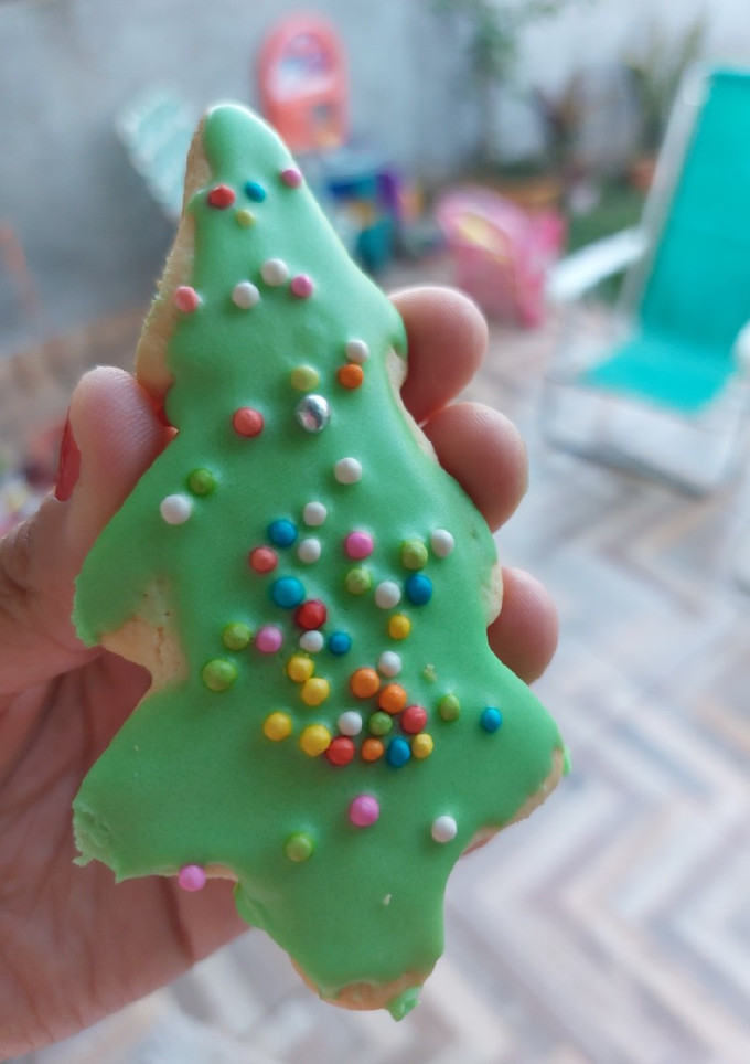 Una foto de Galletitas navideñas