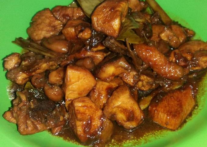 Ayam kecap "masakan anak kos"