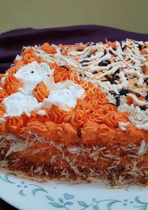 A picture of Orange Cream Cake.