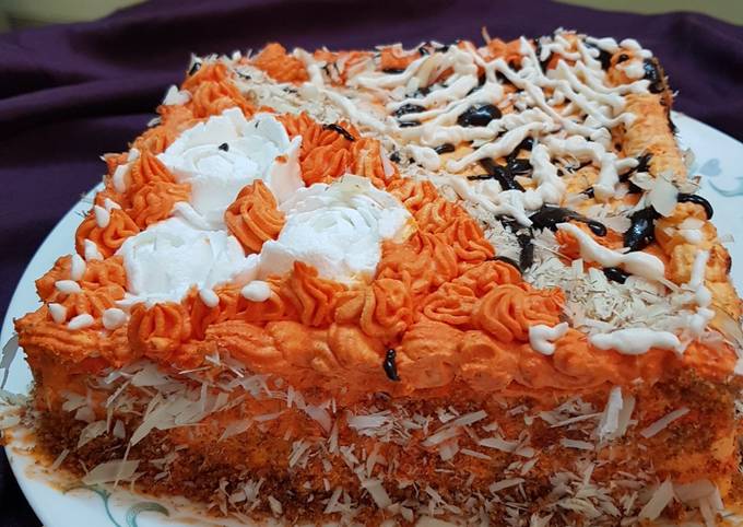 Recipe of Speedy Orange Cream Cake