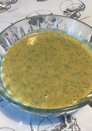 Une photo de Sauce salade moutarde figue