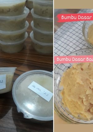 Foto resep Stok Bumbu Dasar Bawang & Bumbu Dasar Putih