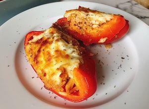 Hình của món Cơm Gà Nướng Phô Mai - Cheesy Smoky Chicken Rice 🍚 🫑.