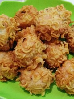 Foto resep Bola-bola Rambutan Indomie (Tahu Kribo)💕