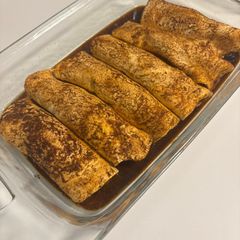 A picture of Enchiladas.