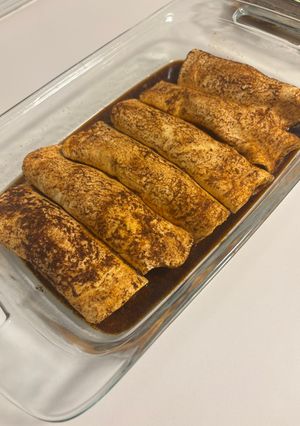 A picture of Enchiladas.