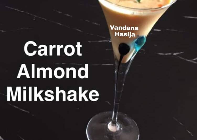 Carrot Almond Milkshake