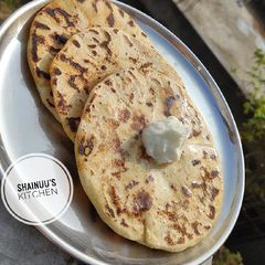 A picture of Makki ki roti.