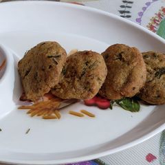 A picture of Raw Banana Potato Tikki.