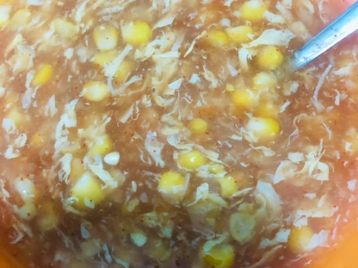 Cara Mudah Menyiapkan Resep Sup jagung ayam telur ala silvia yang  Bikin Ketagihan Anti Ribet, Bikin Ngiler