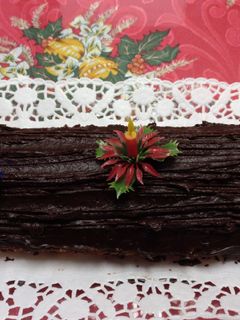 Una foto de Brazo gitano de chocolate