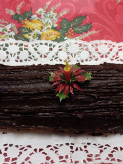 Una foto de Brazo gitano de chocolate