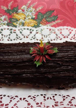 Una foto de Brazo gitano de chocolate