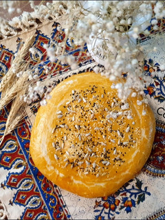 عکسی از دستور نان شیرمال خانگی