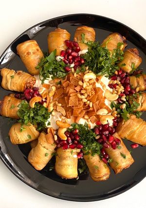 صورة لوصفة فتة مكدوس