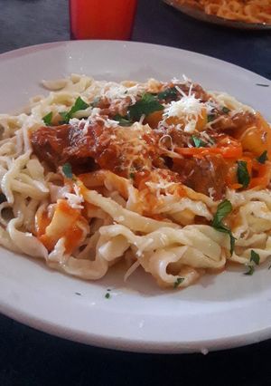 Una foto de Fideos caseros