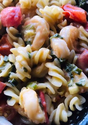 A picture of Pesto Shrimp.