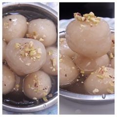 A picture of Rice rasgulla.