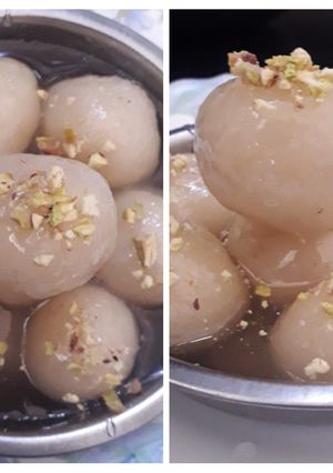 A picture of Rice rasgulla.