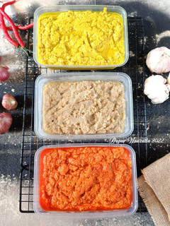 Foto resep Bumbu Dasar Putih, Kuning & Merah