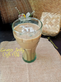 Foto resep Grass Jelly Coffe Milk