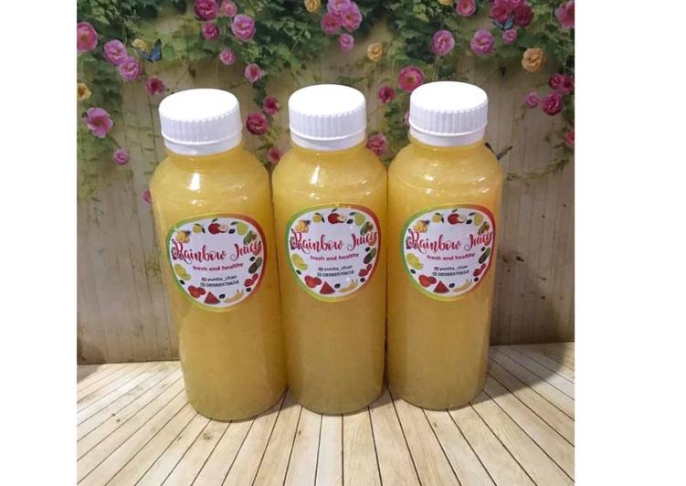 Cara Gampang Membuat Diet Juice Star Fruit Ginger Apple Orange Lemon, Sempurna
