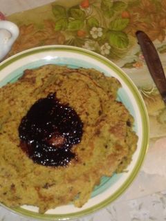 Una foto de Panqueques de avena y plátano