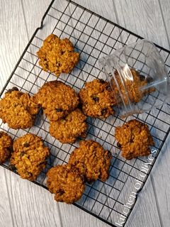 Foto resep Oatmeal Raisin Cookies (Kue kering oatmeal kismis)
