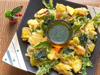 Japanese Tempura Udon Noodle Christmas wreath🎄