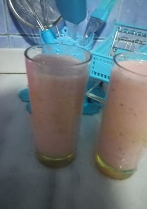 صورة لوصفة كوكتيل بالحليب