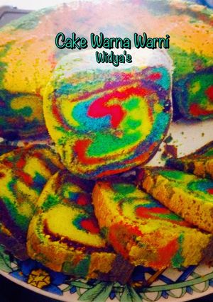 Foto resep Cake Warna Warni AlaMama