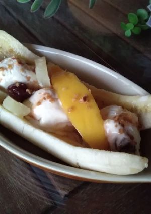 Φωτογραφία της συνταγής Εξωτική Banana Split 🍌