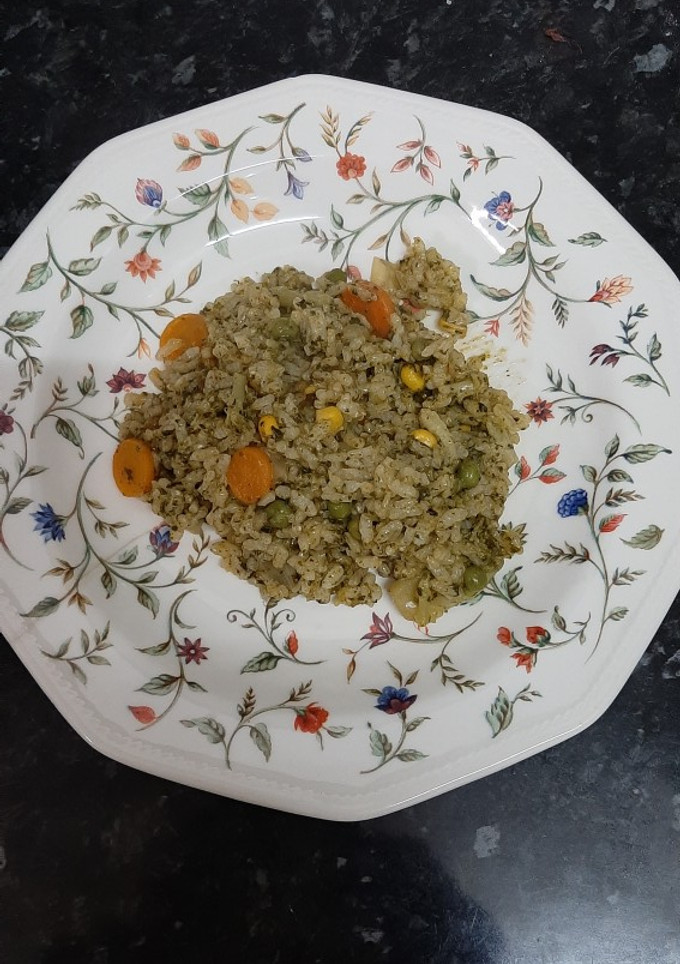 Una foto de Arrocito de verduras encontradas