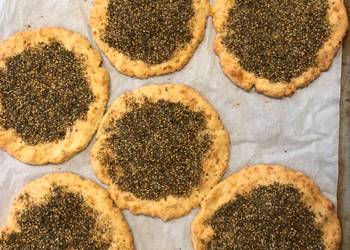 The New Way Making Recipe Zaatar keto bread Very Delicious