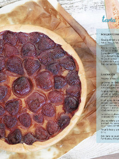 Una foto de Tarta de fresas y melón