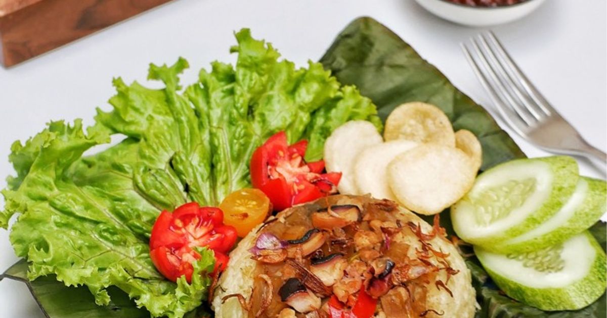 Nasi Bakar Wangi Isi Ayam Kentang Seafood - Gurita