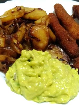 A picture of Potato sautee.
