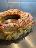 Paris Brest dengan cream Pistachio