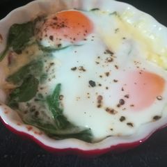 Baked Eggs breakfast A picture of Baked Eggs breakfast.