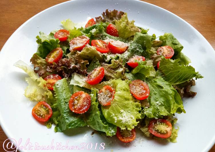 Bagaimana Membuat Mix Lettuce Salad, Lezat