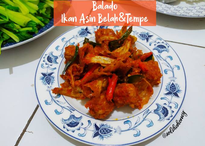 Resep Balado Ikan Asin Belah &amp; Tempe, Sempurna