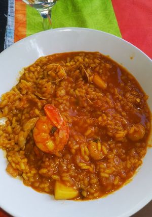 Una foto de Arroz meloso