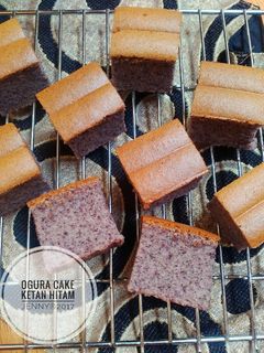 Foto resep Ogura Cake Ketan Hitam
