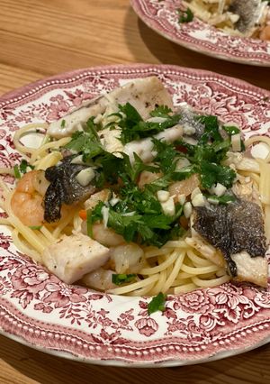 A picture of Seafood Pasta.