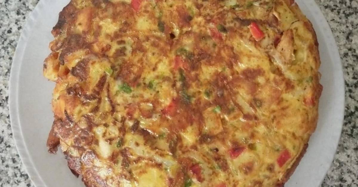 Tortilla de papas horneadas babé 🥔 Receta de Emiliano Sanabria Cookpad