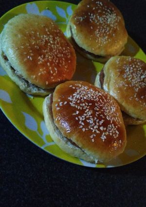 Una foto de Pan para hamburguesas