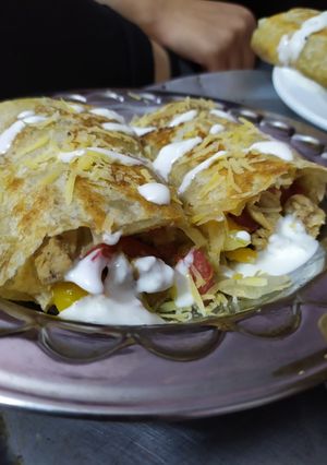 A picture of Shawarma Saj Sandwiches ♥.